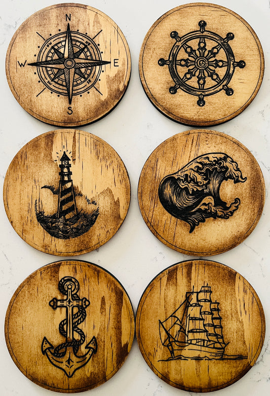 Coaster Set - Nautical