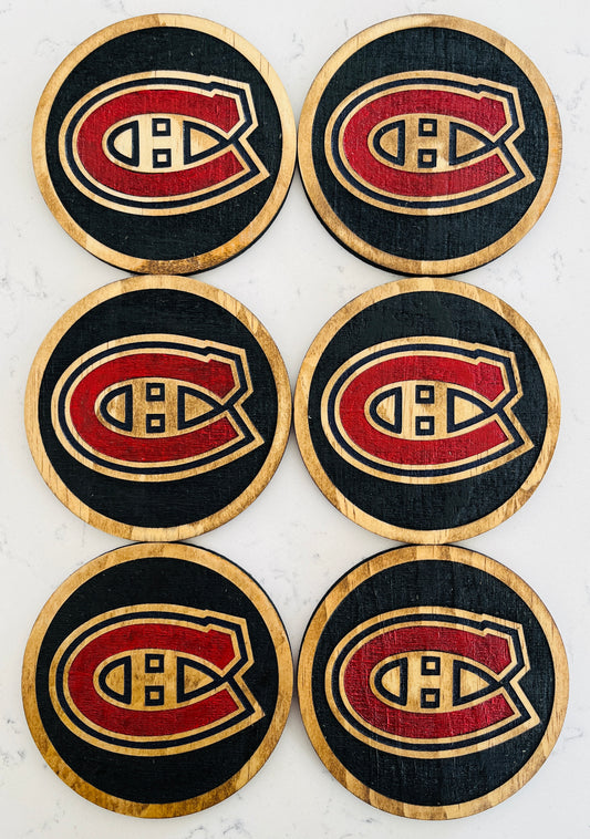 Coaster Set - Montreal Canadians