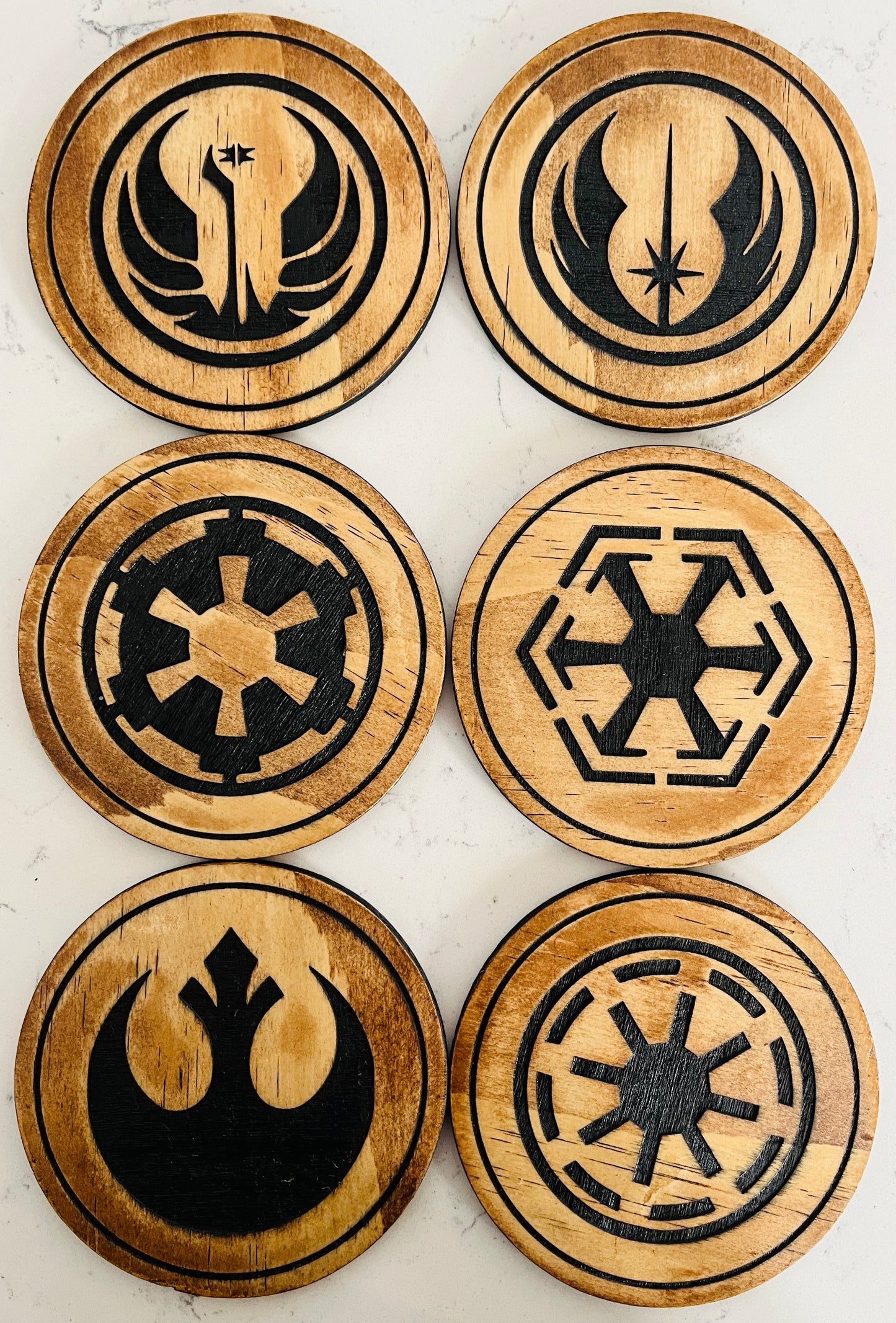 Coaster Set - Star Wars Symbols