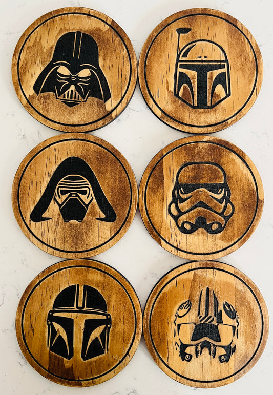 Coaster Set _ Star Wars Helmet Collection