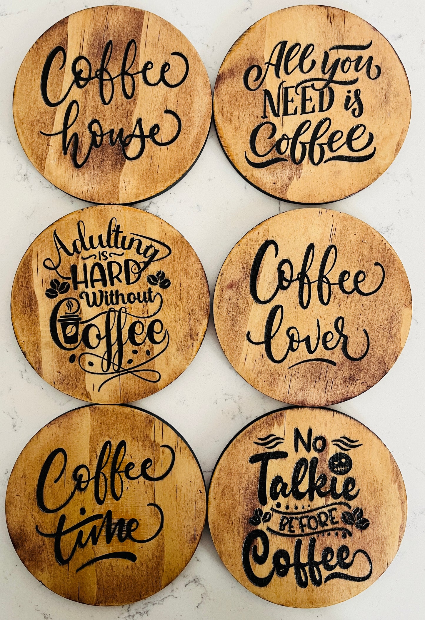 Coaster Set - Coffee