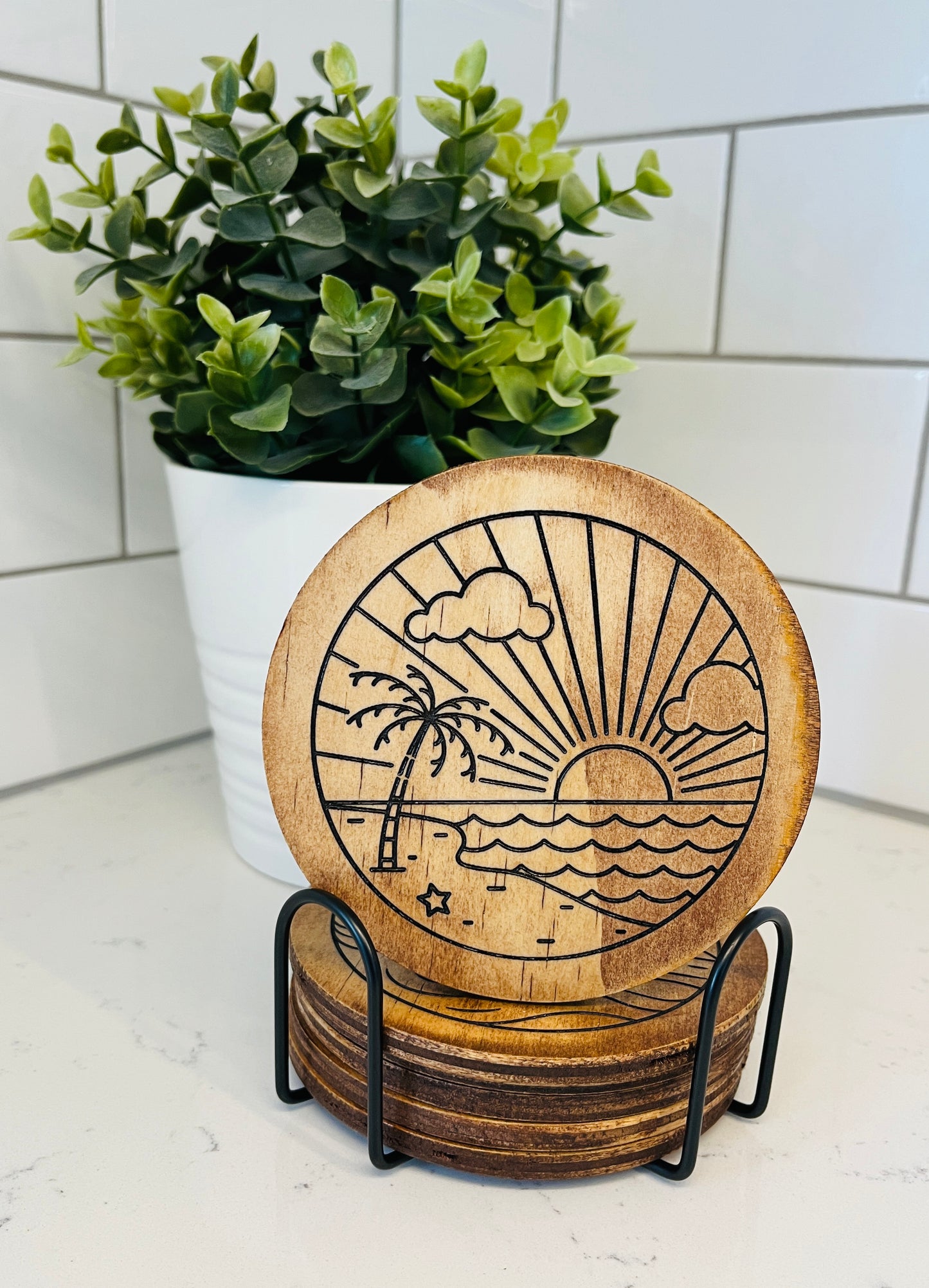 Coaster Set - Beach Themed