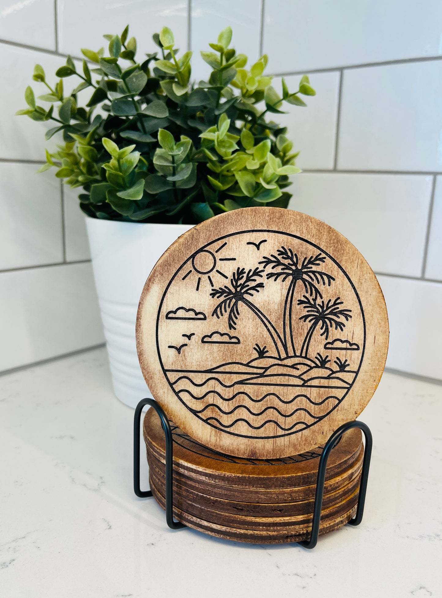 Coaster Set - Beach Themed