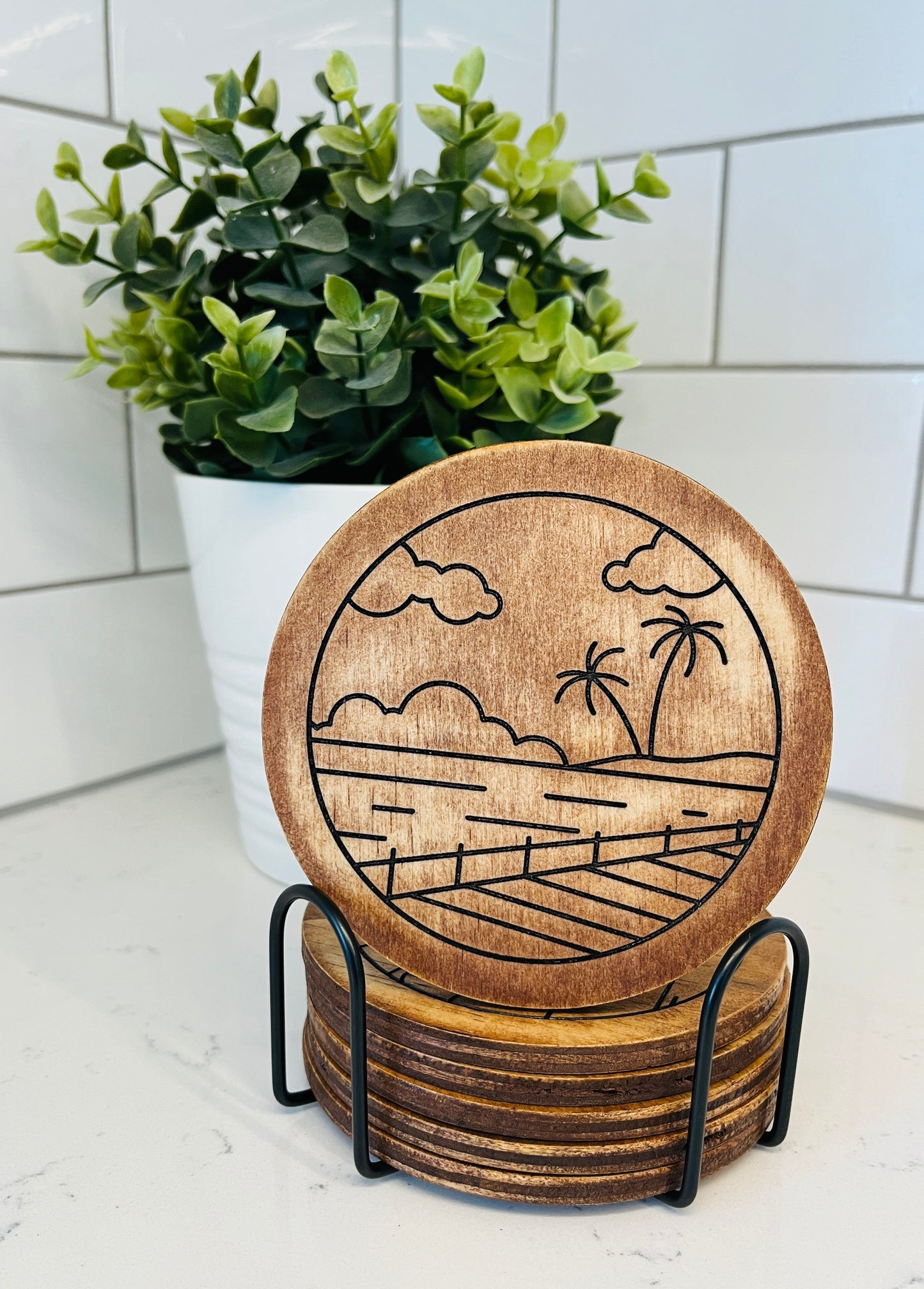 Coaster Set - Beach Themed