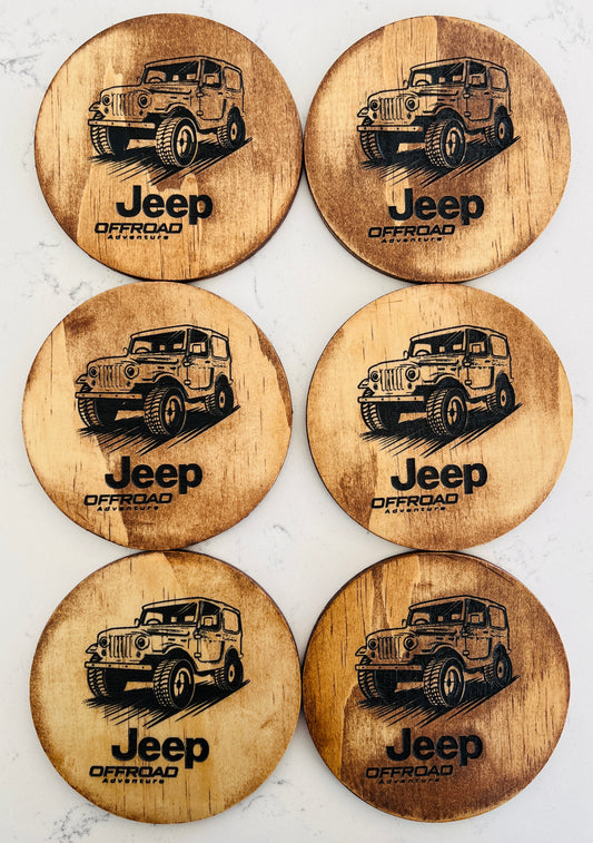 Coaster Set - Jeep