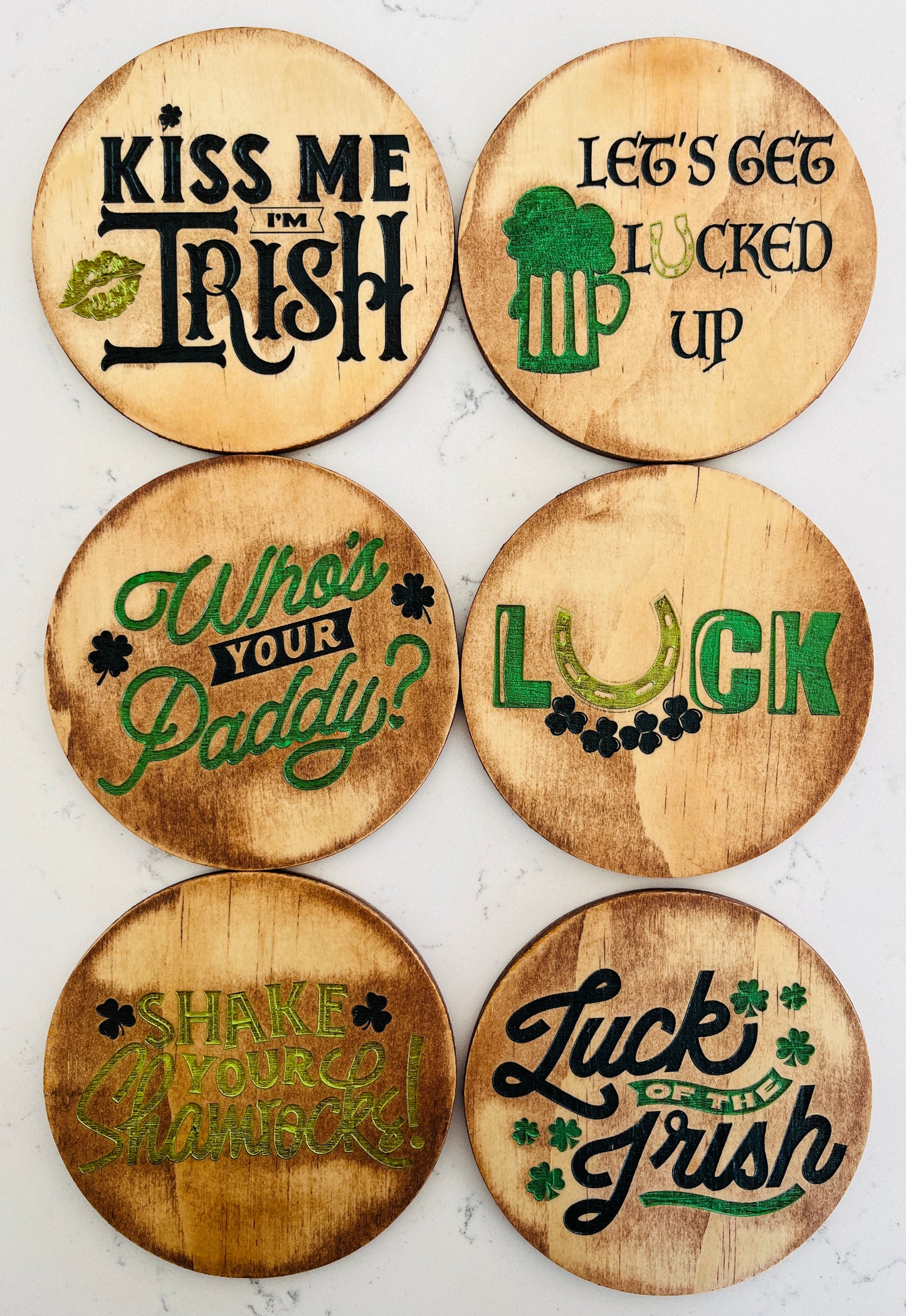 Coaster Set - St. Patrick's Day/ Irish