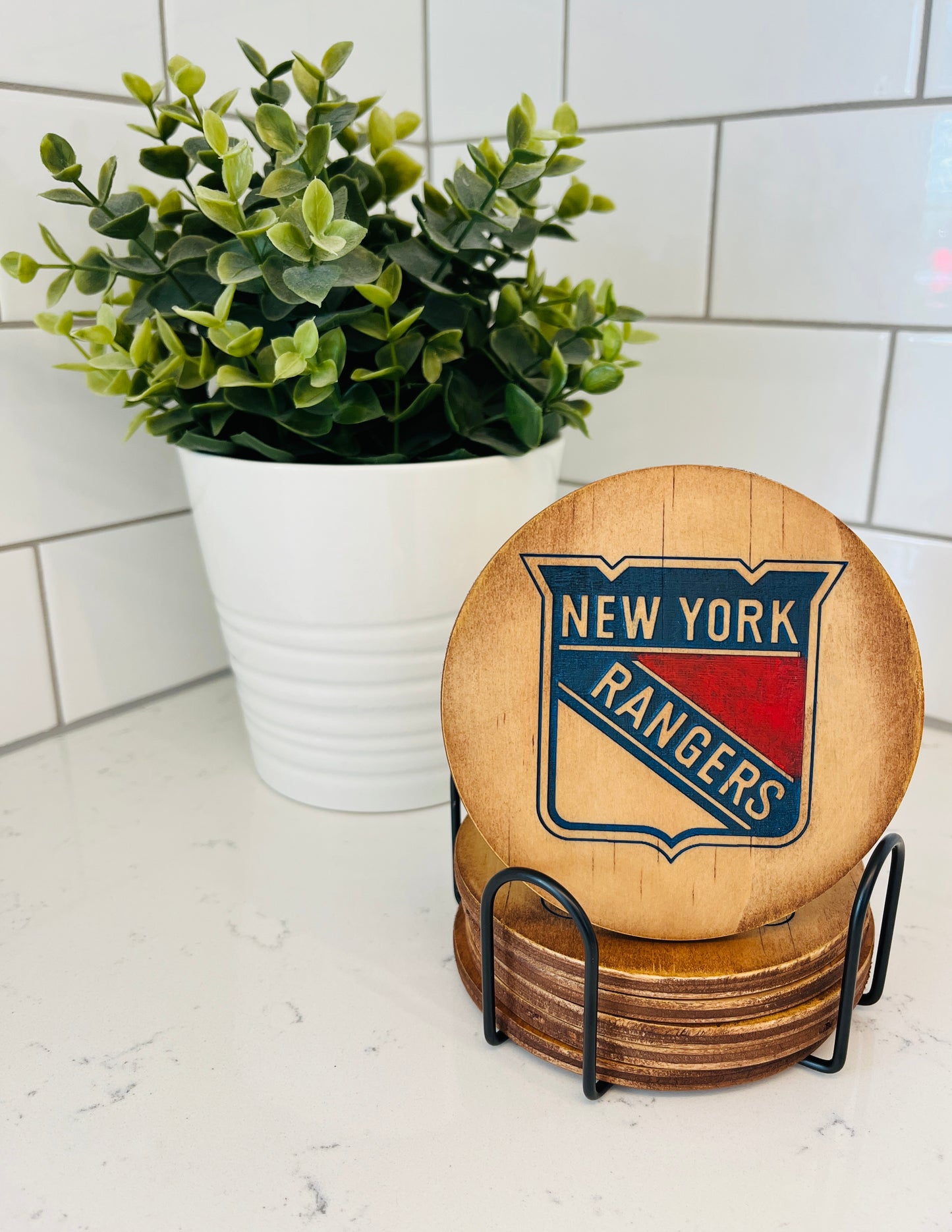 Coaster Set - New York Rangers