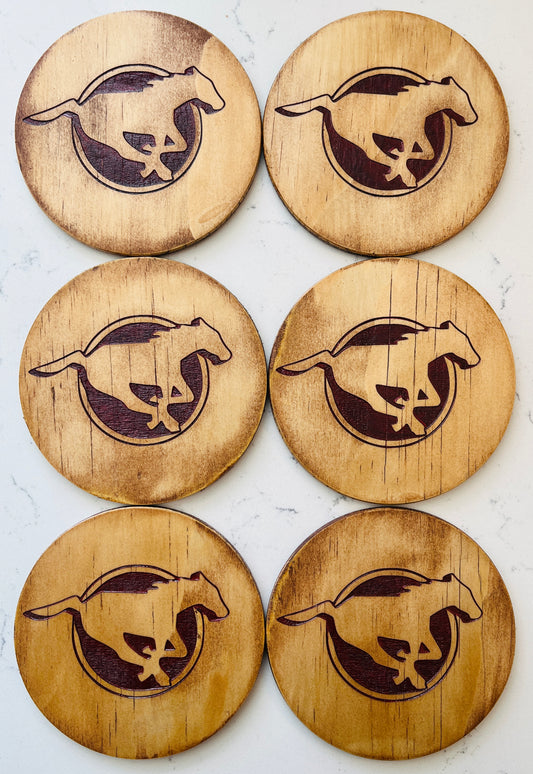 Coaster Set - Calgary Stampeders