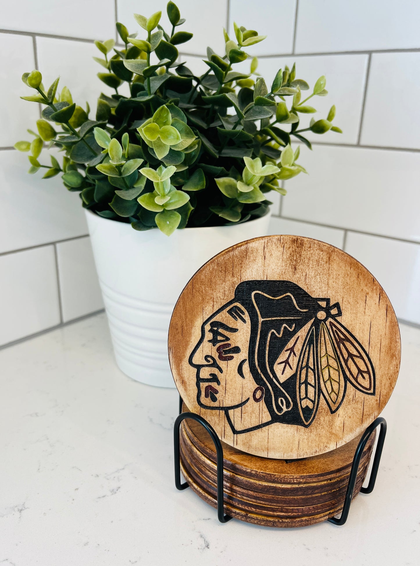 Coaster Set - Chicago Blackhawks