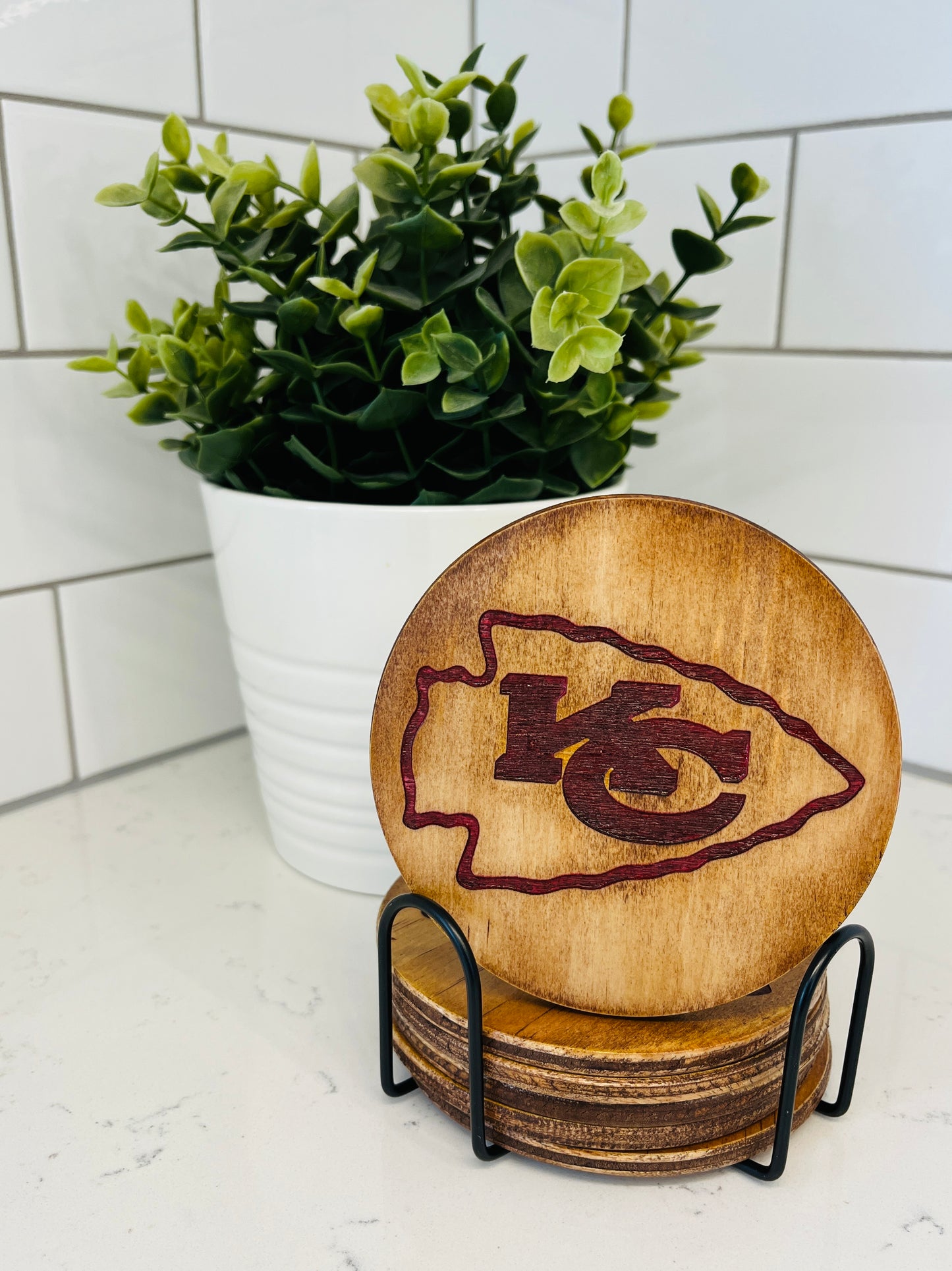 Coaster Set - Kansas City Chiefs