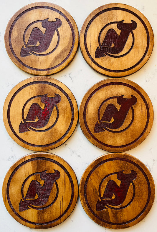 Coaster Set - New Jersey Devils