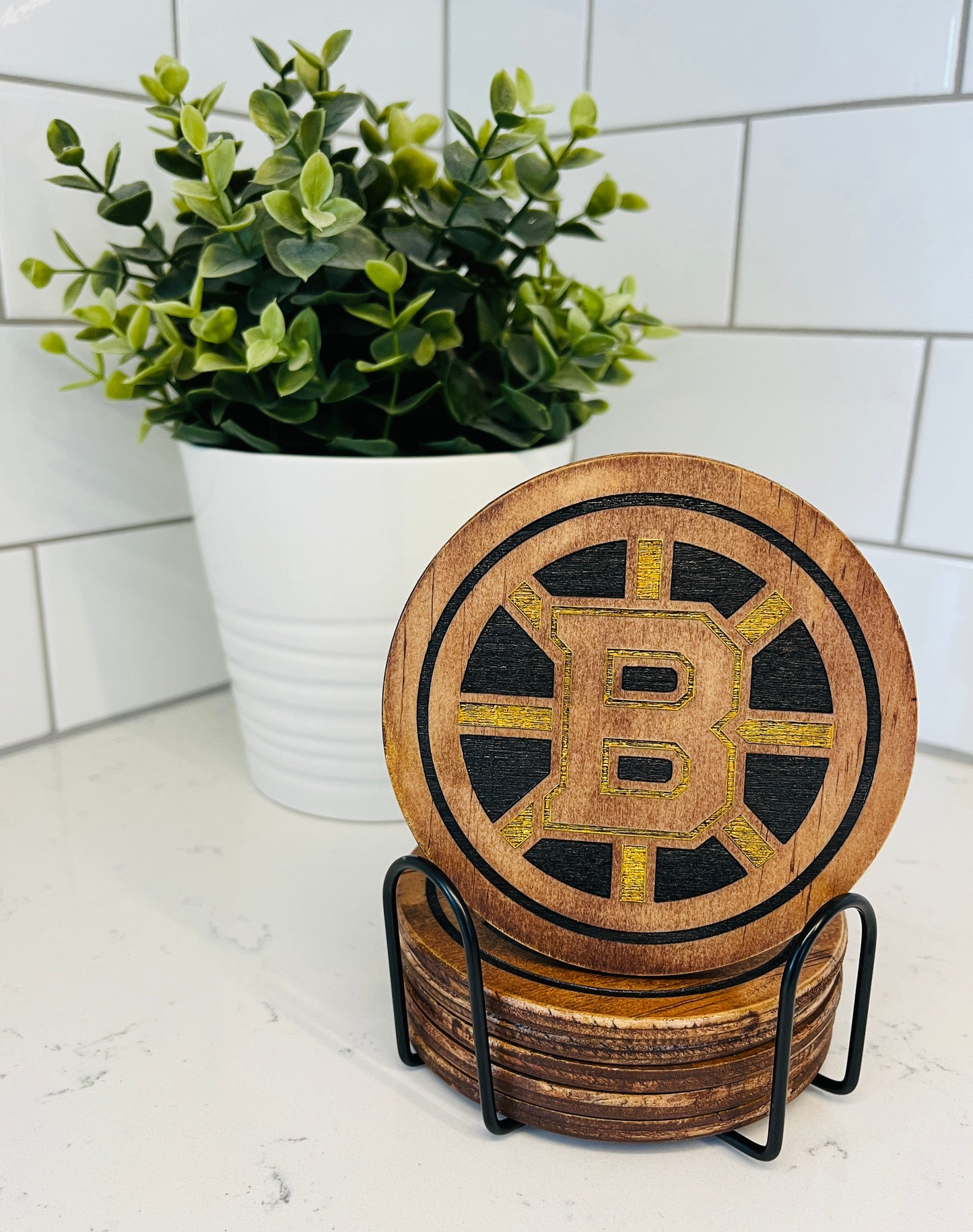 Coaster Set - Boston Bruins