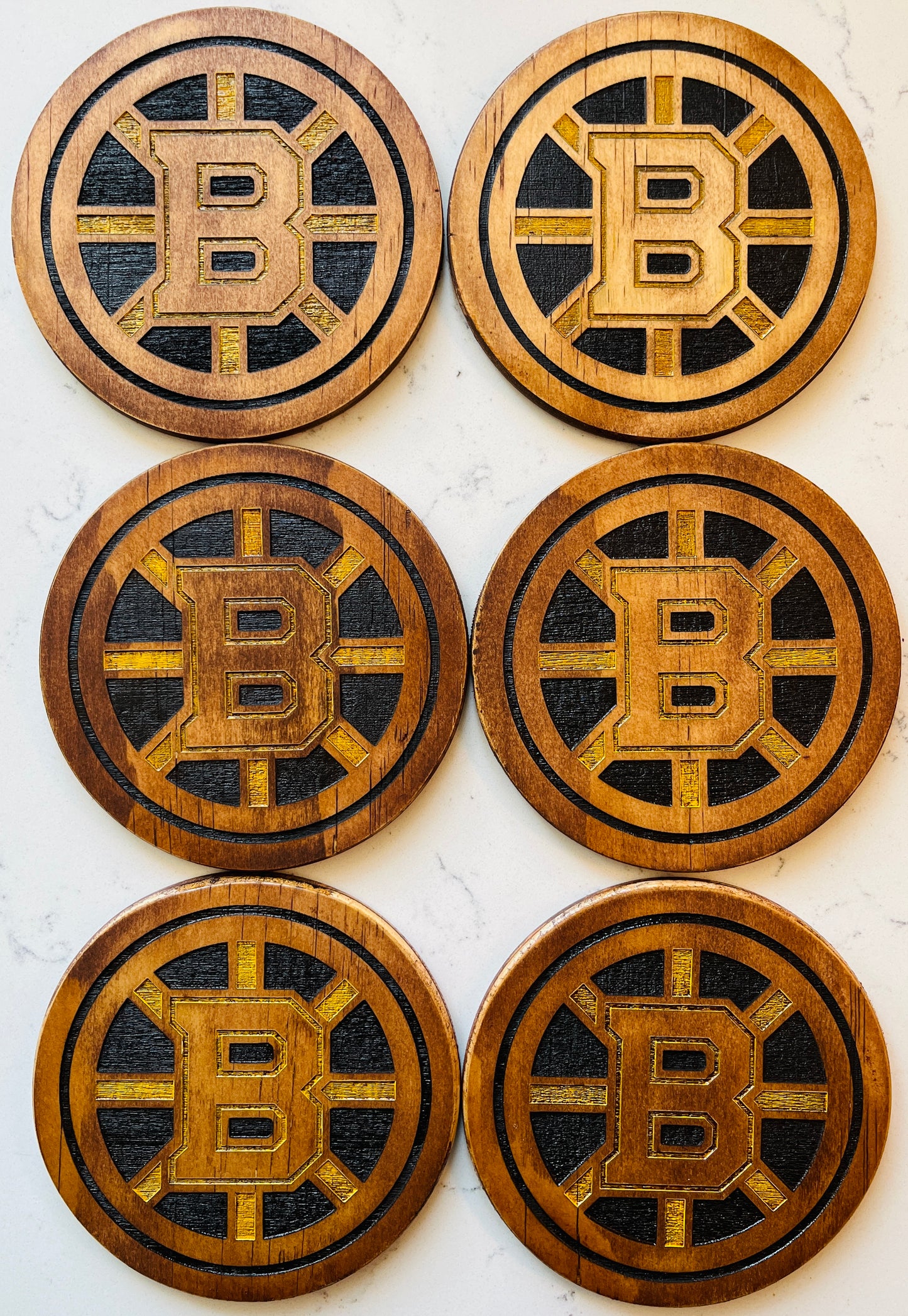 Coaster Set - Boston Bruins