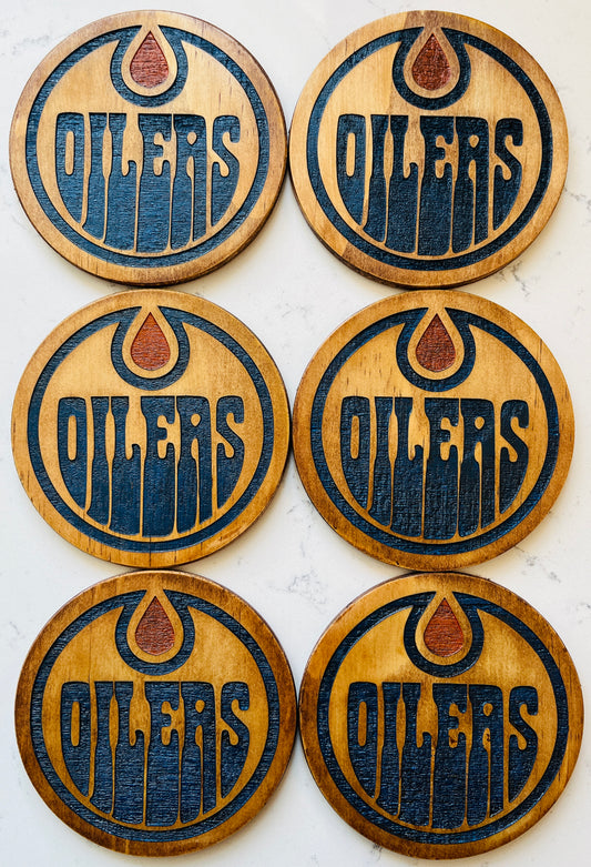 Coaster Set - Edmonton Oilers