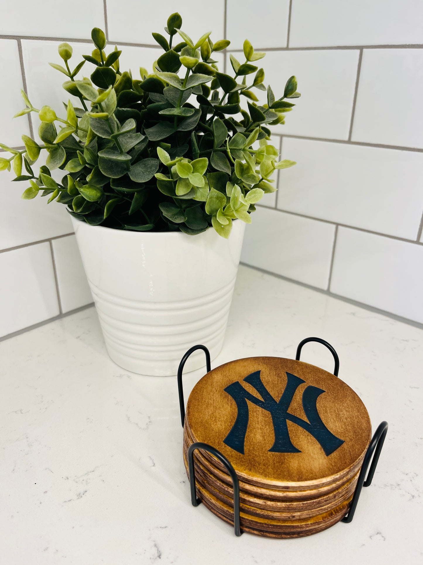 Coaster Set - New York Yankees