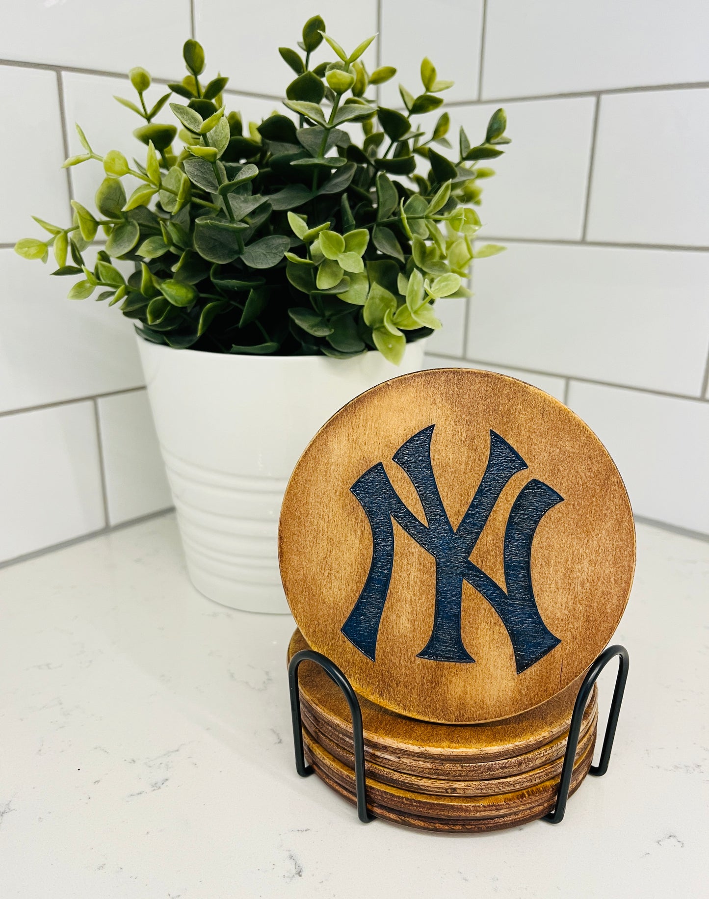 Coaster Set - New York Yankees