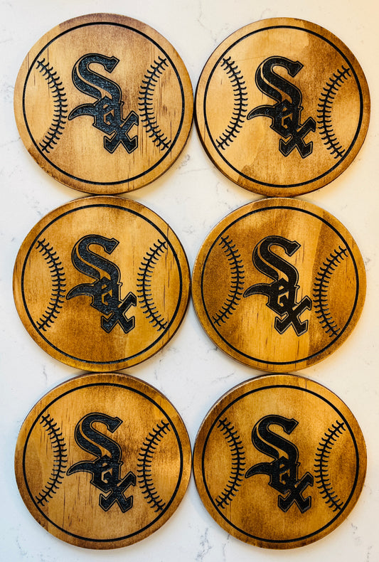 Coaster Set - Chicago White Sox