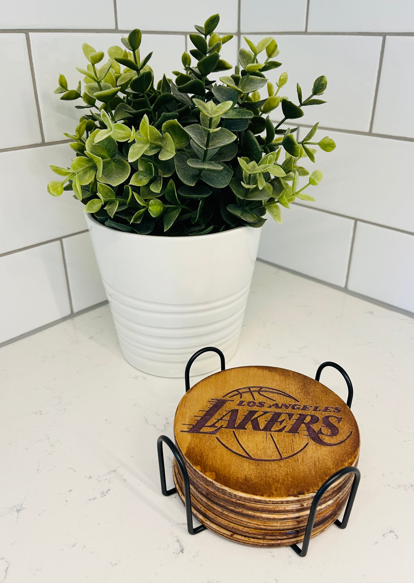 Coaster Set - Los Angeles Lakers