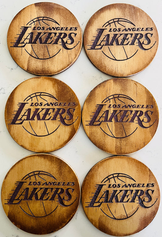 Coaster Set - Los Angeles Lakers