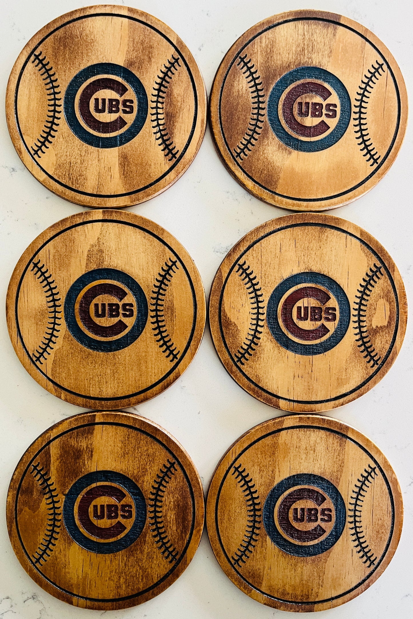 Coaster Set - Chicago Cubs