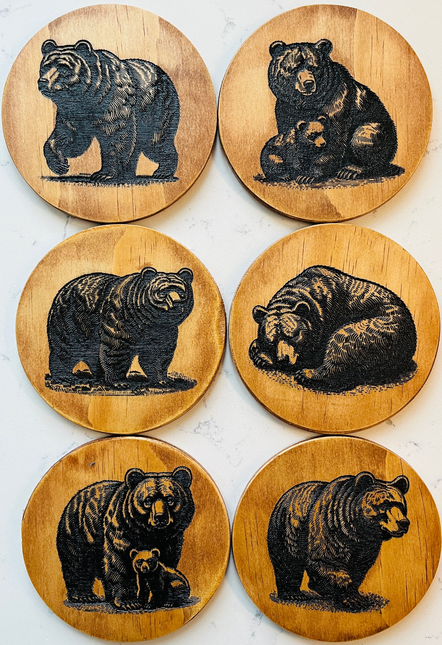 Coaster Set - Bears